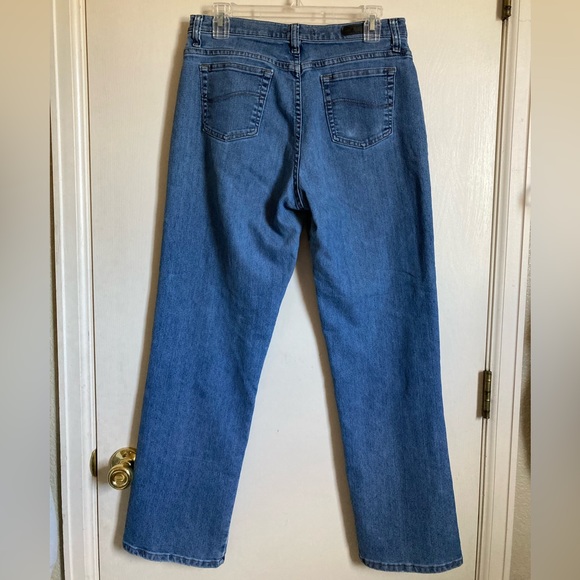 🌞Lee Relaxed Fit at the Waist Medium Wash Denim Jeans #Gy - Picture 10 of 10